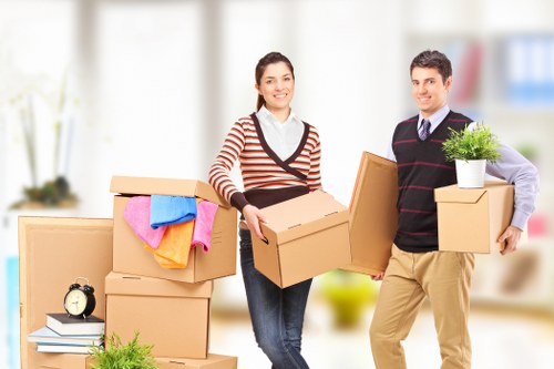 Removal van loaded for a London furniture relocation