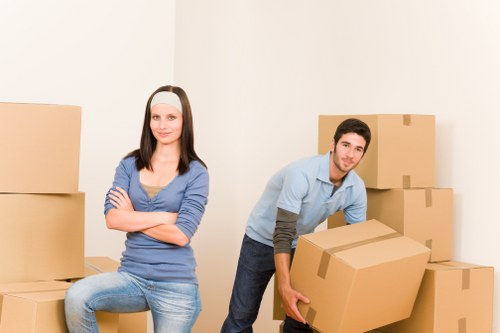Business storage facility in London with organised inventory space