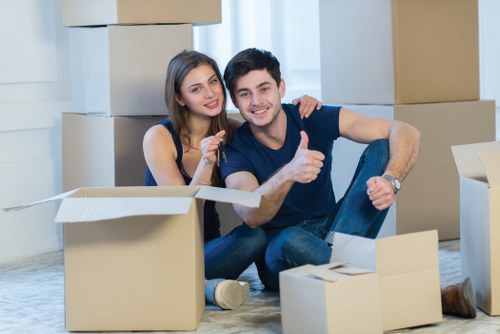 Office furniture pick-up in London for desks, chairs, and storage units
