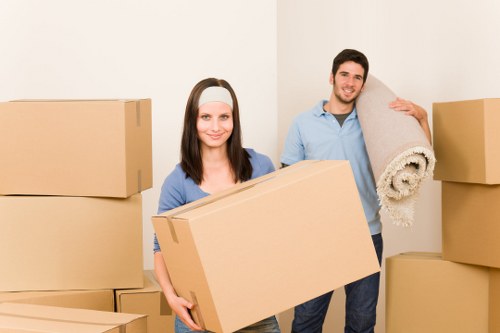 Careful box labeling for a London house move